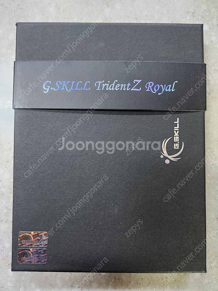G.SKILL DDR4-3200 CL14 TRIDENT Z ROYAL 골드 패키지 32GB(16GX2) RAM (지...--1