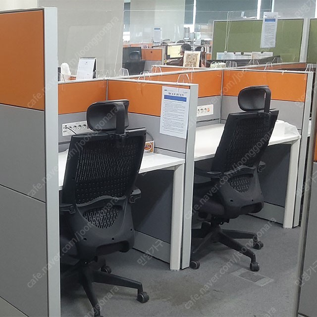 뷰로맥스 파티션, 책상, 의자 새로 들어왔어요 이미지