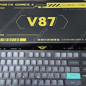 VGN V87 텐키리스 키보드 딸기푸딩축