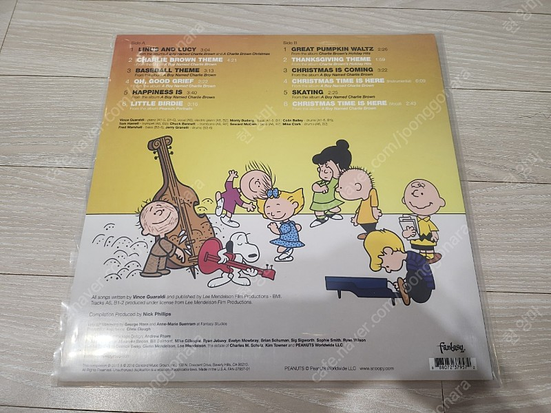 피너츠찰리브라운lp 이미지