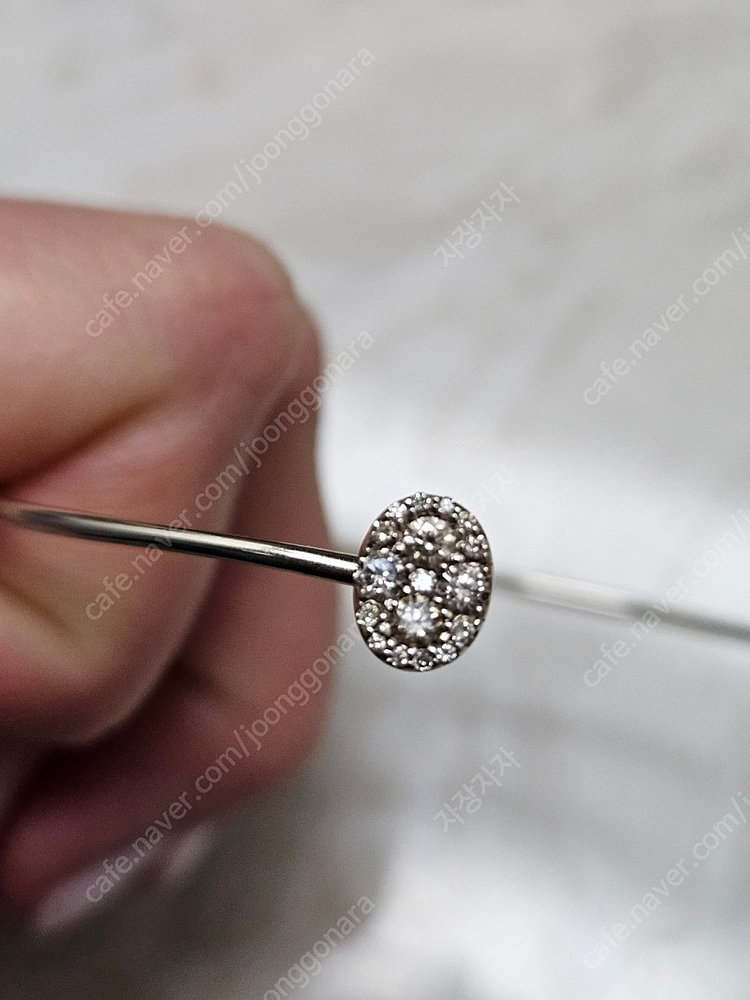 14k 꼬냑다이아 뱅글팔찌 이미지