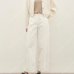 한섬 더 캐시미어 - 캐시미어 블렌드 부클 가디건(85)