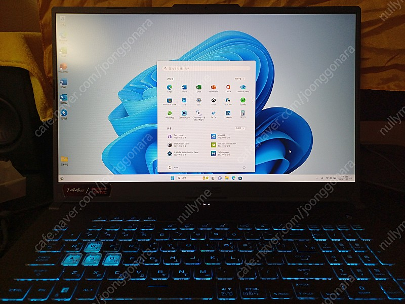 게이밍 노트북 ASUS TUF FA707RM (RTX3060, 램 업그레이드) 팝니다. 이미지