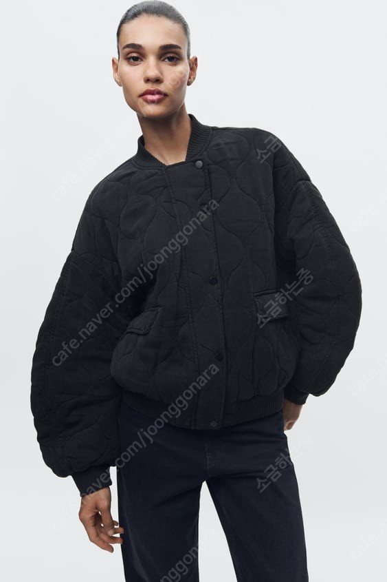 zara 자라 ZW COLLECTION 오버사이즈 패딩 봄버 재킷 [새상품] 이미지
