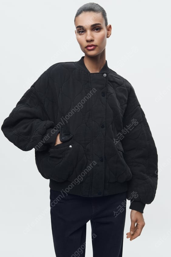 zara 자라 ZW COLLECTION 오버사이즈 패딩 봄버 재킷 [새상품] 이미지