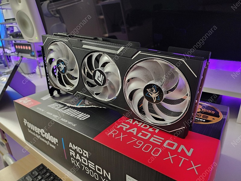 7900xtx 풀박스 판매합니다. 파워컬러 헬하운드 이미지