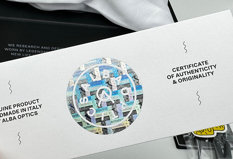 알바옵틱스 델타 White/Pink lens (일반핑크투명렌즈)판매 합니다. 이미지