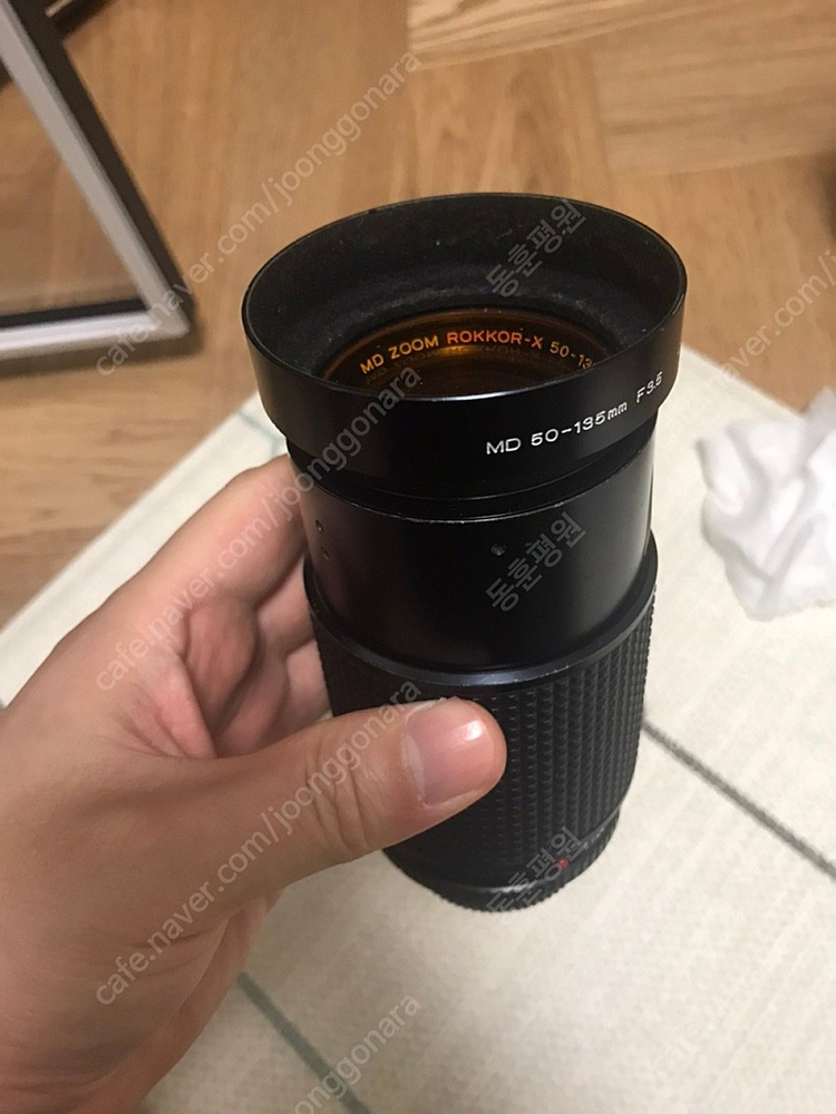 [판매] Minolta MD ZOOM Rokkor-X 50-135mm f3.5+hood : 10만원->8만원 이미지