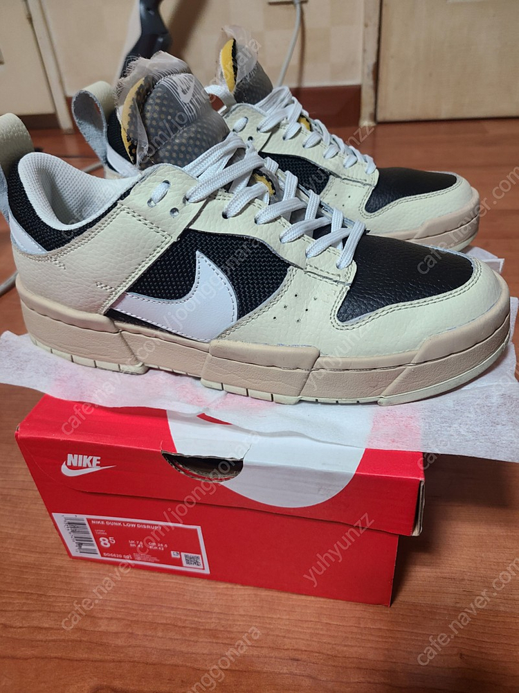 나이키 덩크로우 디스럽트 페일아이보리 Nike Dunk Low Disrupt 8.5=265mm 이미지