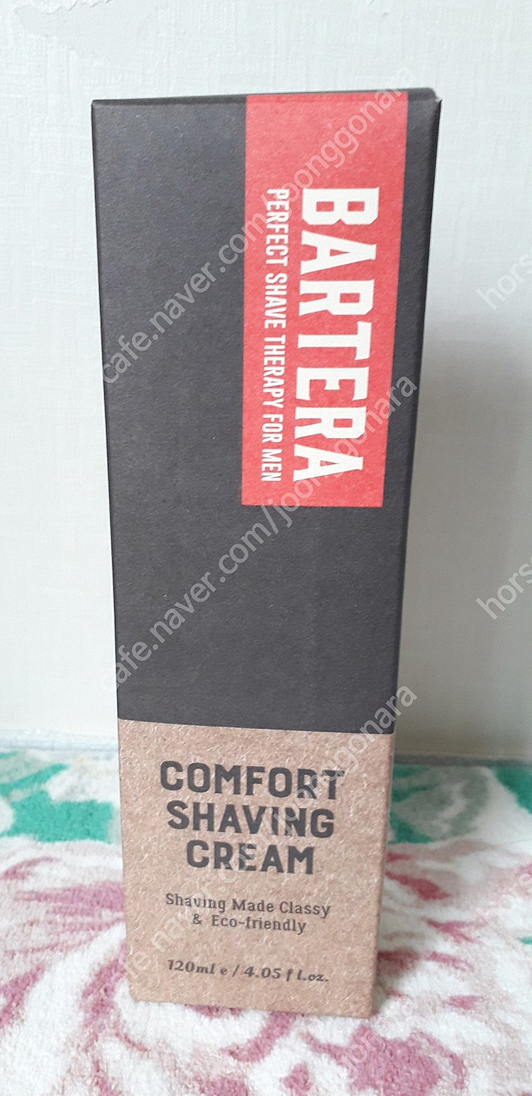 바르테라 컴포트 세이빙 크림와 무슈제이 베이직 아쿠아 올인원 이미지