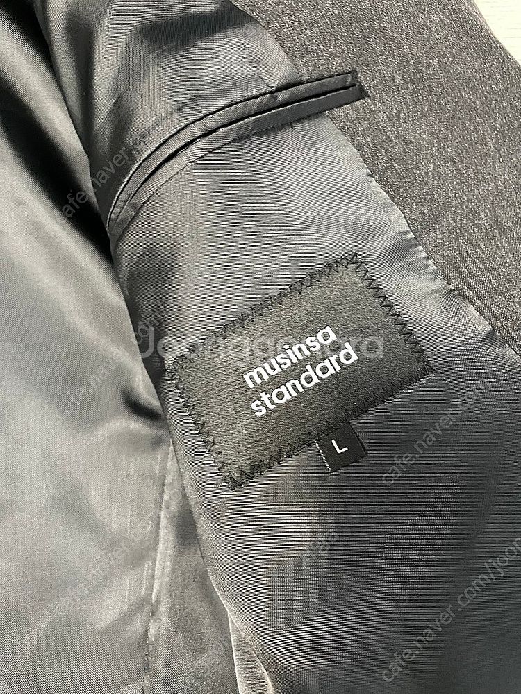 무신사 스탠다드 오버사이즈 블레이저(차콜그레이, L)--1