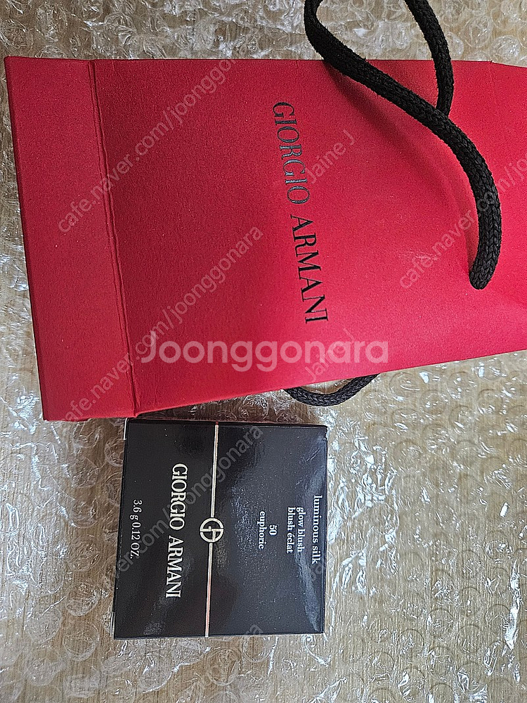 아르마니 인기블러셔 반값!/ 루미너스 실크 글로우 블러쉬 50호 유포릭(Euphoric) 정가68,000--4