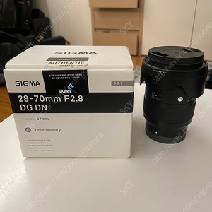 시그마 28-70 F2.8 DGDN FE마운트 2870 DGDN 렌즈
