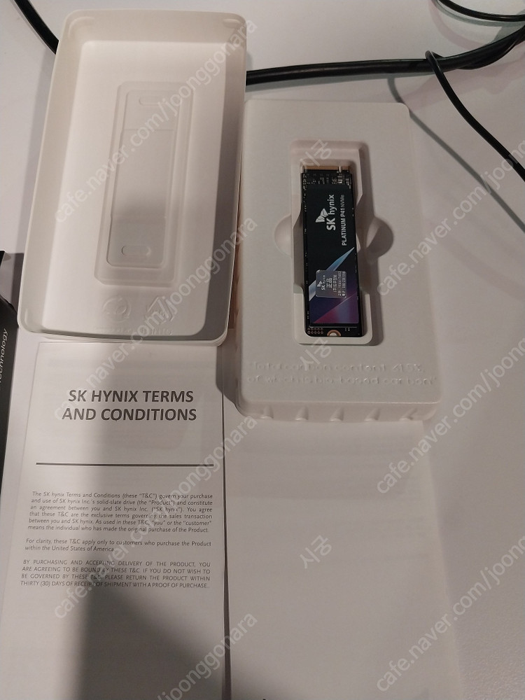 NVMe PCIe NVMe M.2 Platinum P41 1TB 판매 합니다 이미지