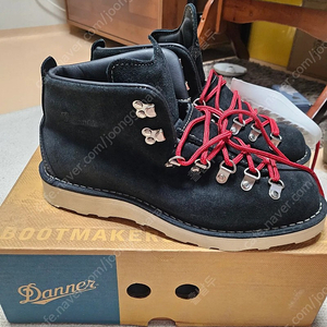 us9 사이즈/블랙 ​ Danner 마운틴 부츠 대너 30812 MOUNTAIN LIGHT STARK 라이트 블랙 러프아웃 방수 가죽 고어텍스 GORE-TEX