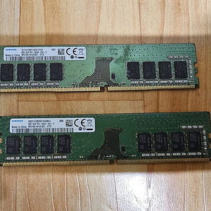 삼성 8GB 1Rx8 PC4-2666V 메모리 2개 판매합니다