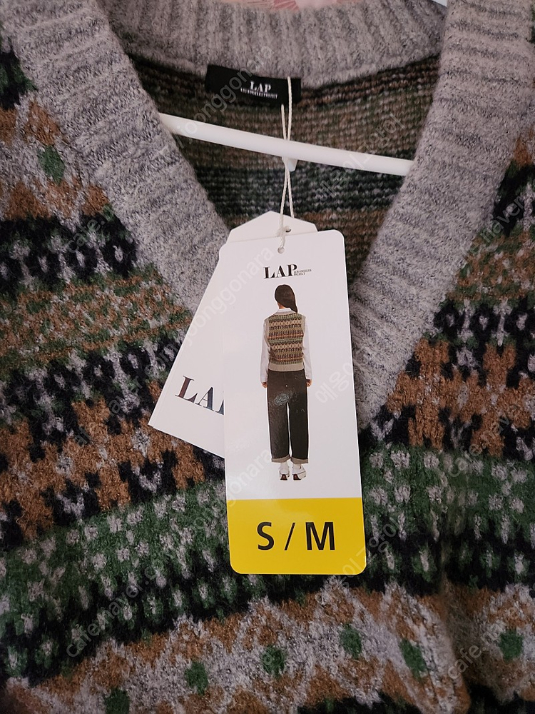 랩(LAP) 여성 에스닉 니트 조끼--2