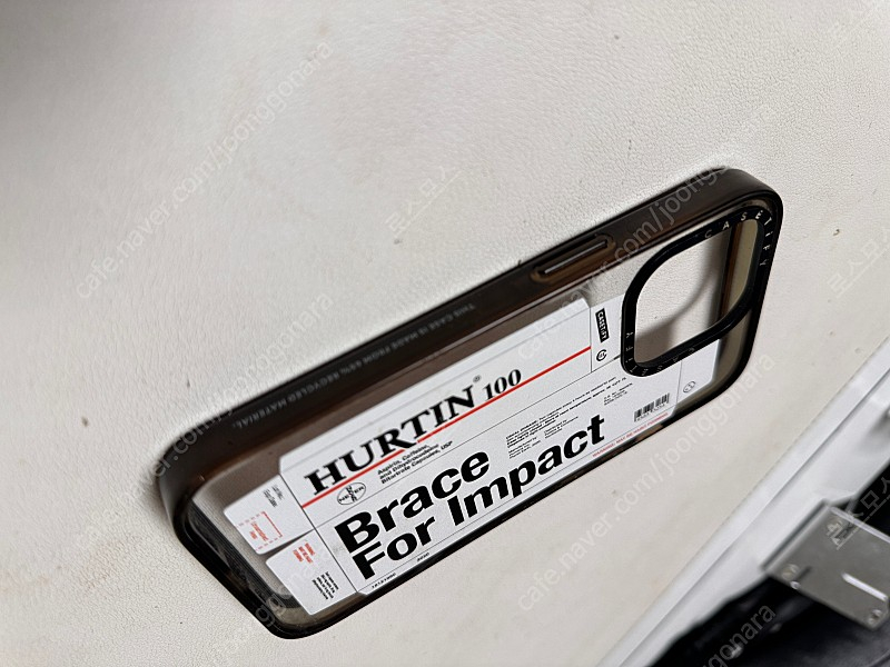 아이폰 13프로 케이스티파이 맥세이프 클리어블랙 이미지