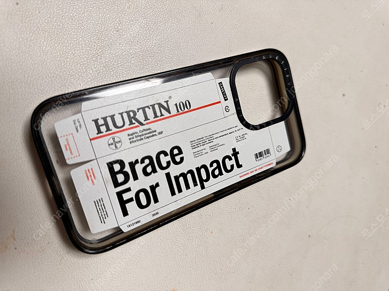 아이폰 13프로 케이스티파이 맥세이프 클리어블랙 이미지