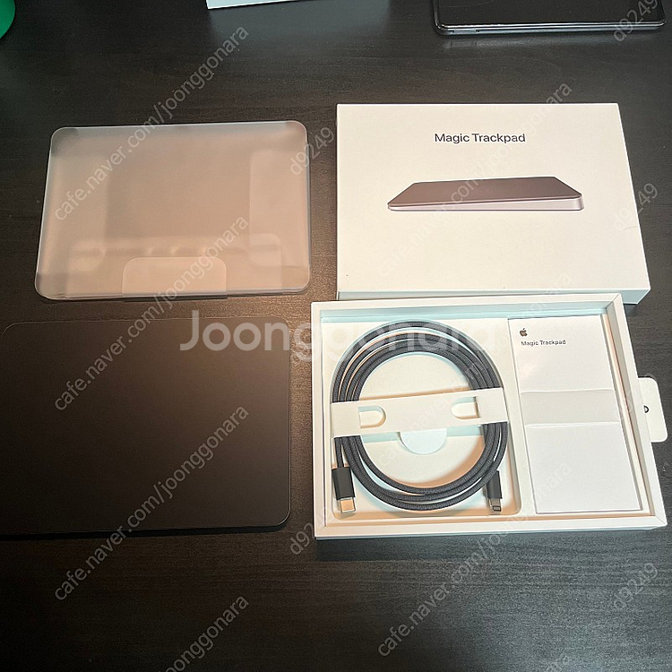 Apple 2021년 Magic Trackpad(트랙패드) 터치패드, MMMP3KH/A, 블랙 판매합니다.--0