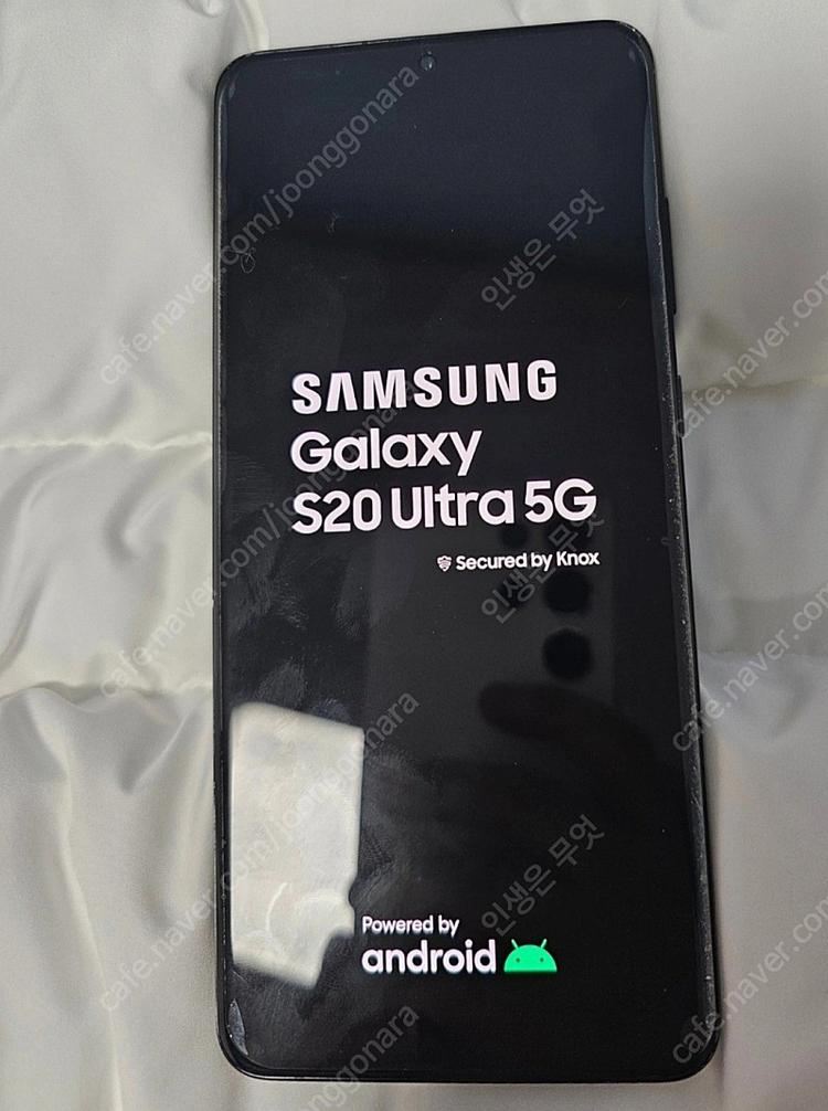 삼성 갤럭시S20 Ultra 블랙 256G 이미지