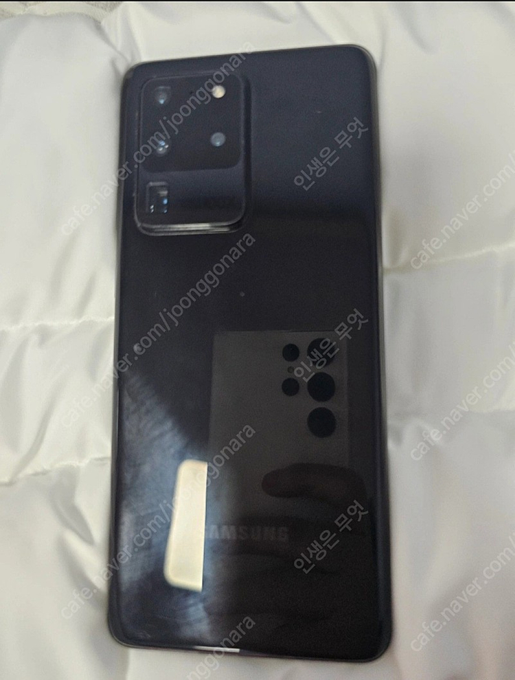 삼성 갤럭시S20 Ultra 블랙 256G 이미지