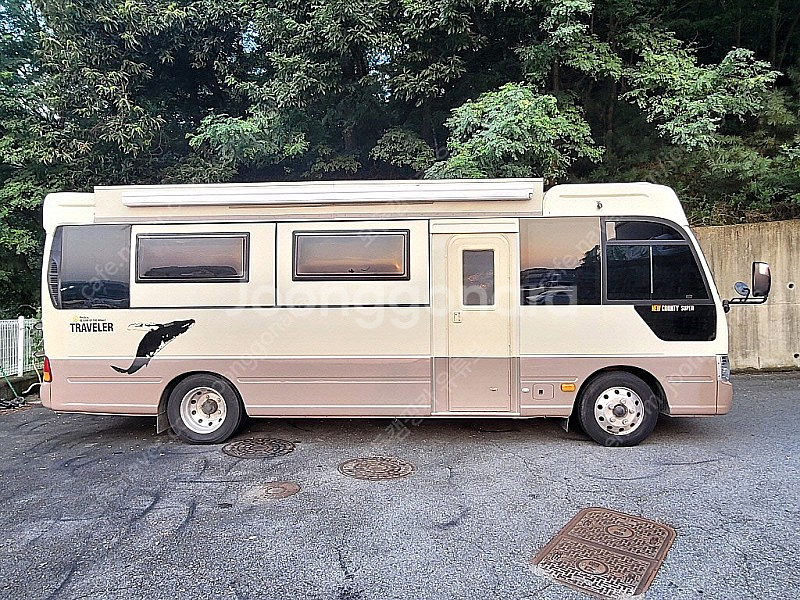 14년 뉴카운티4인승캠핑카(오토,7만km,에코원장착,인산철1,200)-전액할부됨--5