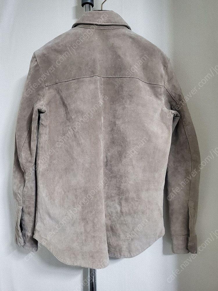 정품 ZARA 천연 가죽 셔츠 자켓 이미지