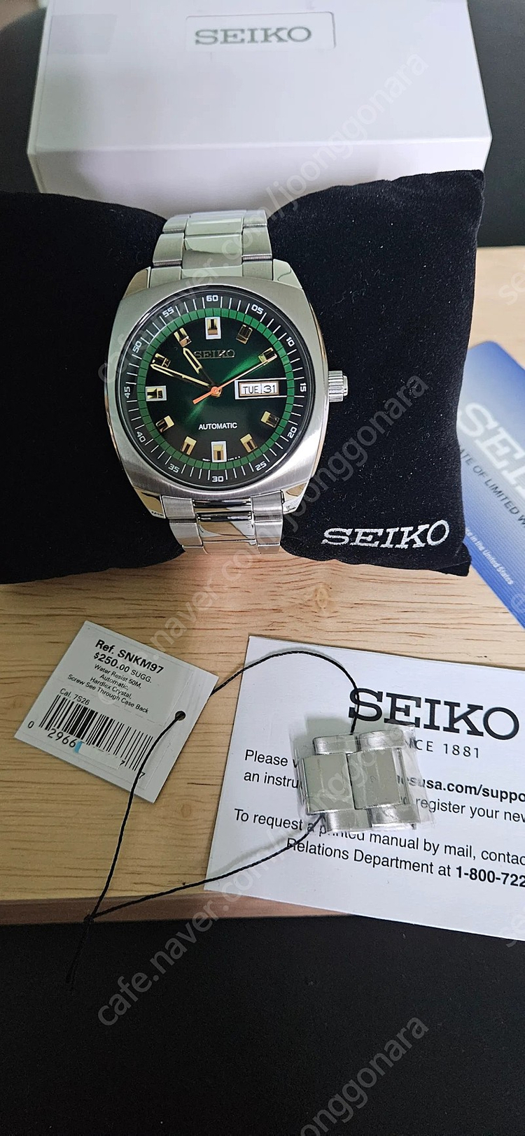 오메가 씨마스터 오마주 , seiko snkm97 판매합니다. 이미지