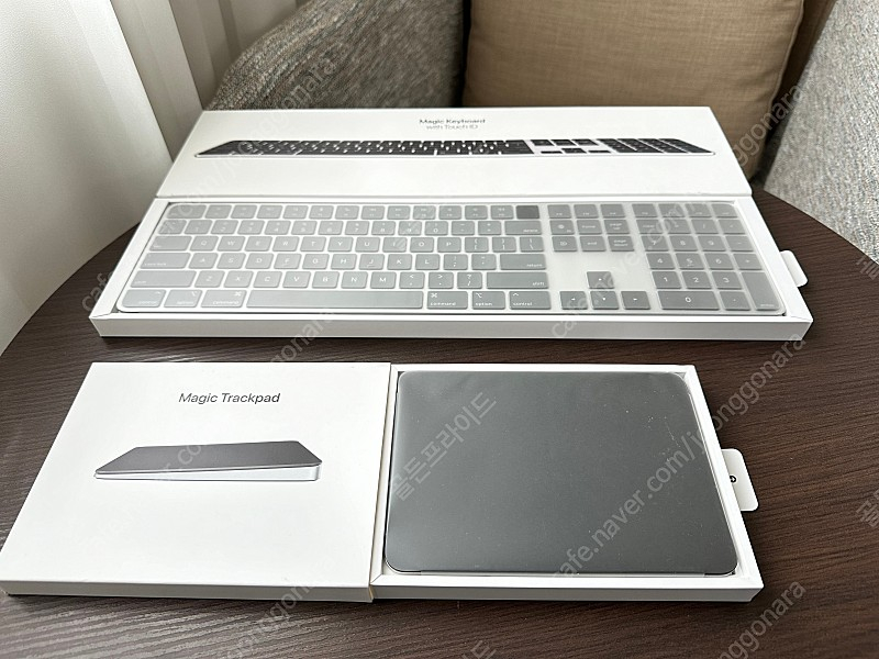 애플 매직키보드 & 트랙패드 풀배열 터치아이디 터치ID touch ID 영문 스페이스그레이 스그 이미지