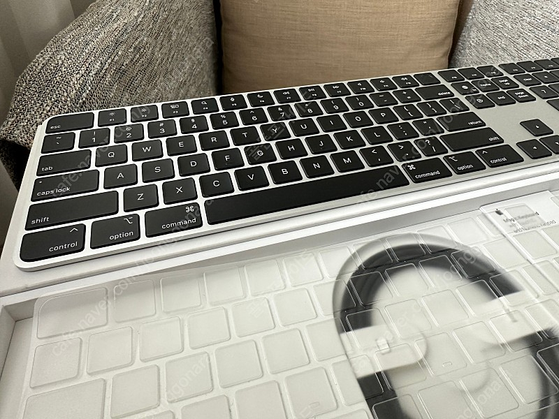 애플 매직키보드 & 트랙패드 풀배열 터치아이디 터치ID touch ID 영문 스페이스그레이 스그 이미지