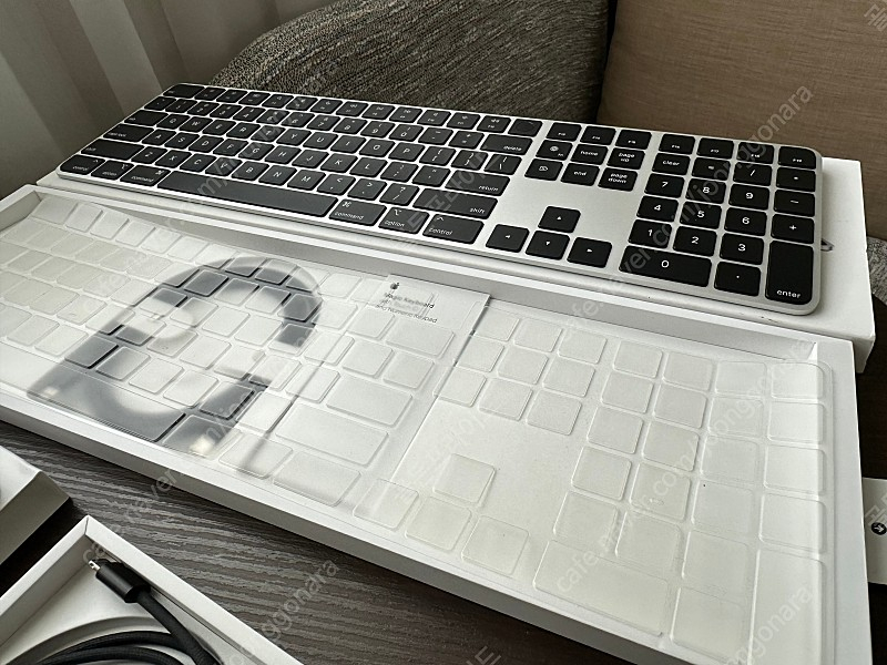 애플 매직키보드 & 트랙패드 풀배열 터치아이디 터치ID touch ID 영문 스페이스그레이 스그 이미지