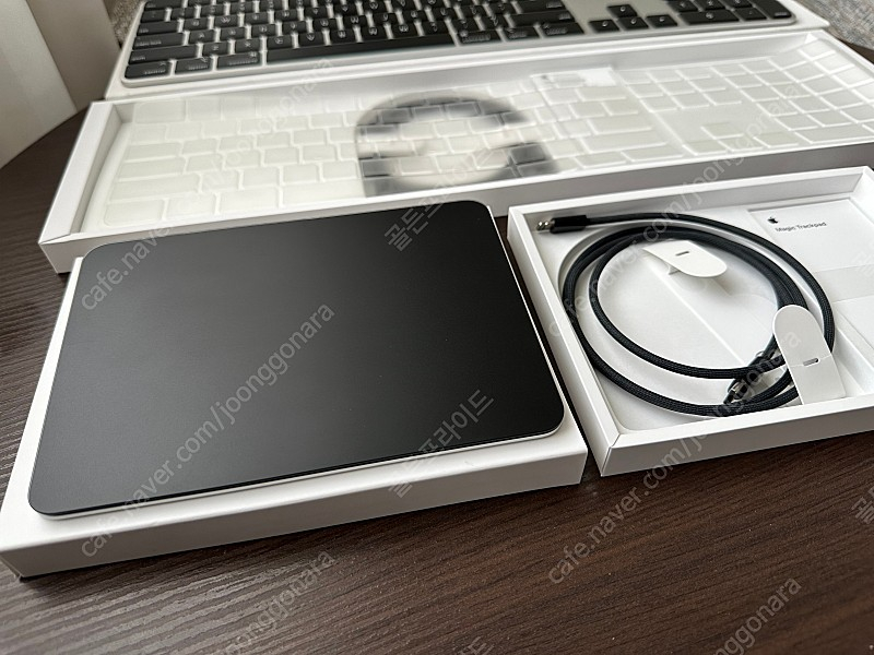 애플 매직키보드 & 트랙패드 풀배열 터치아이디 터치ID touch ID 영문 스페이스그레이 스그 이미지