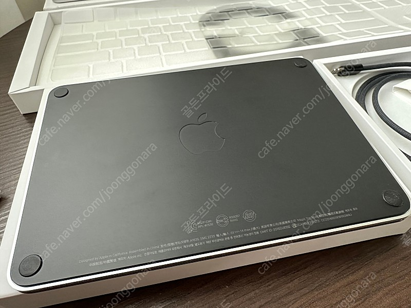 애플 매직키보드 & 트랙패드 풀배열 터치아이디 터치ID touch ID 영문 스페이스그레이 스그 이미지