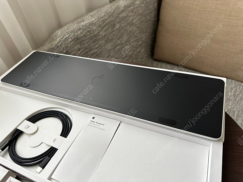 애플 매직키보드 & 트랙패드 풀배열 터치아이디 터치ID touch ID 영문 스페이스그레이 스그 이미지