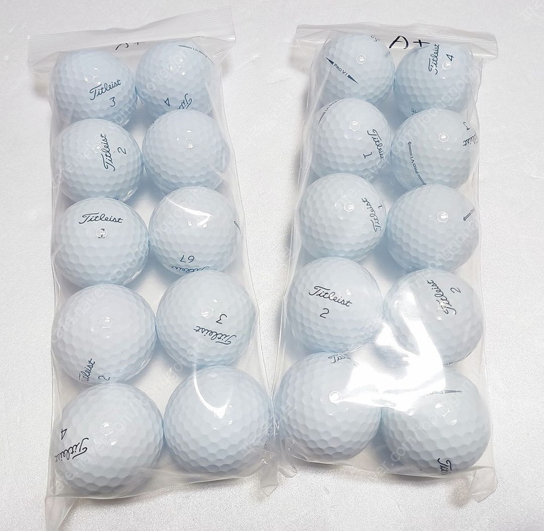 타이틀리스트 PRO V1,투어스피드, 비비드 로스트볼 (중고 골프공) 팔아요 이미지