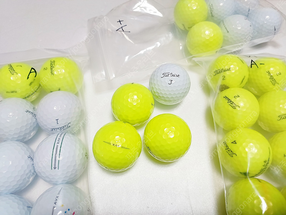 타이틀리스트 PRO V1,투어스피드, 비비드 로스트볼 (중고 골프공) 팔아요 이미지