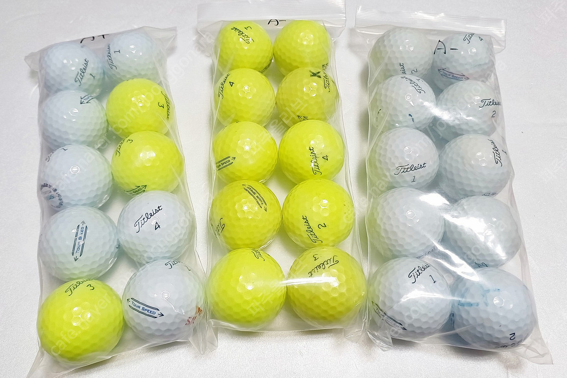 타이틀리스트 PRO V1,투어스피드, 비비드 로스트볼 (중고 골프공) 팔아요 이미지