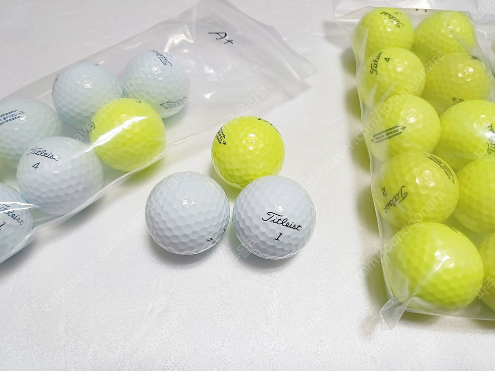 타이틀리스트 PRO V1,투어스피드, 비비드 로스트볼 (중고 골프공) 팔아요 이미지