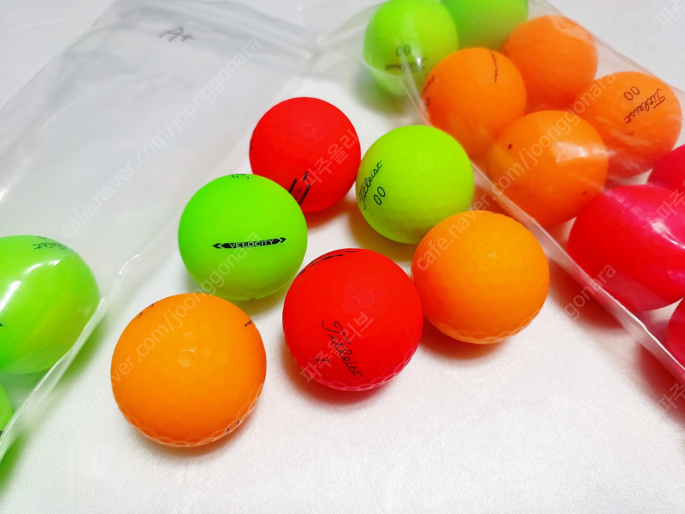 타이틀리스트 PRO V1,투어스피드, 비비드 로스트볼 (중고 골프공) 팔아요 이미지