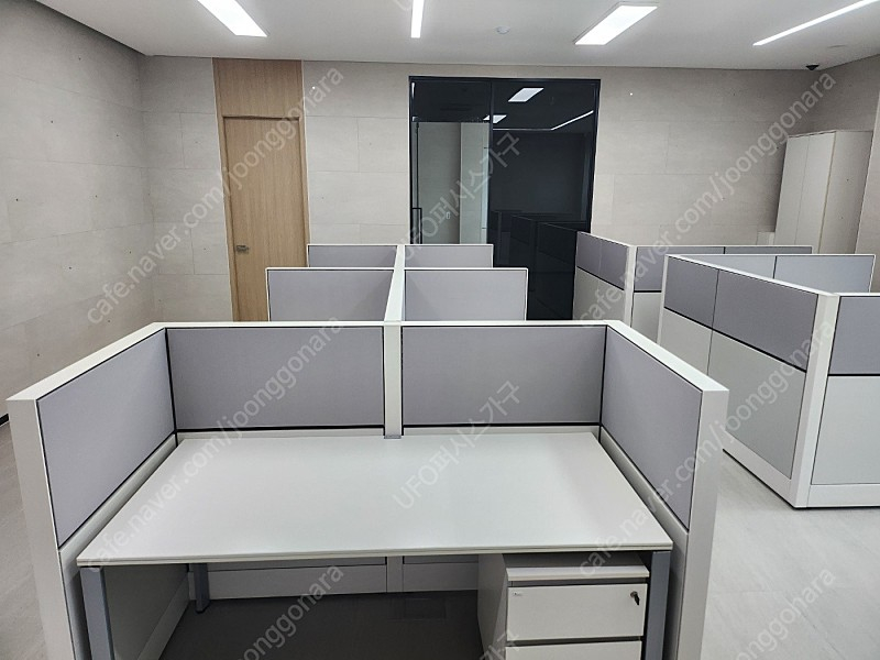 퍼시스 책상 + 이동서랍 세트 FX-1 1200, 1400,1600,1800 -사무용,사무실책상, 학생책상 이미지