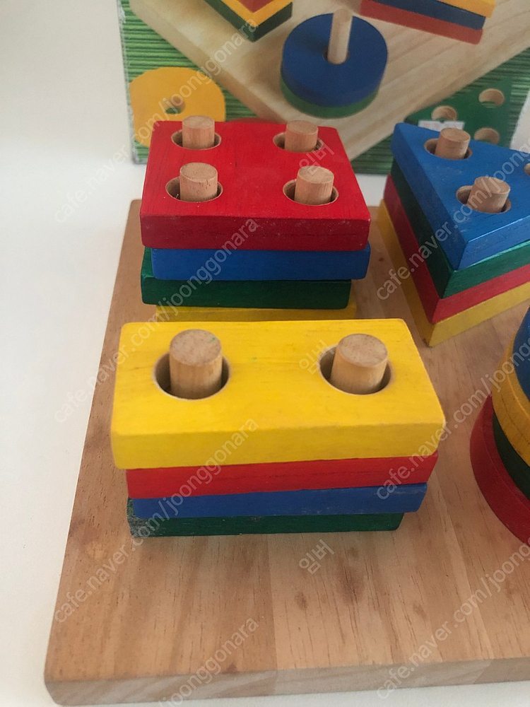 원목 도형 끼우기 이미지