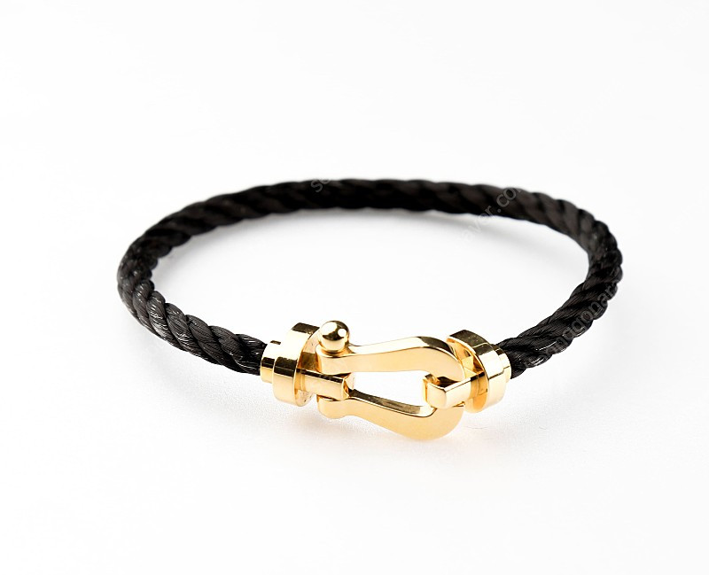 프레드 포스텐 브레이슬릿 18K 옐로 골드 팔찌 라지 모델 판매해요! 이미지