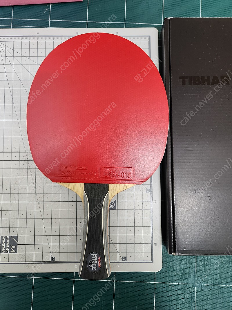 탁구라켓 티바 삼소노프 7겹합판 FL그립 + 양면G1 (케이스포함) 택포7만 판매합니다.