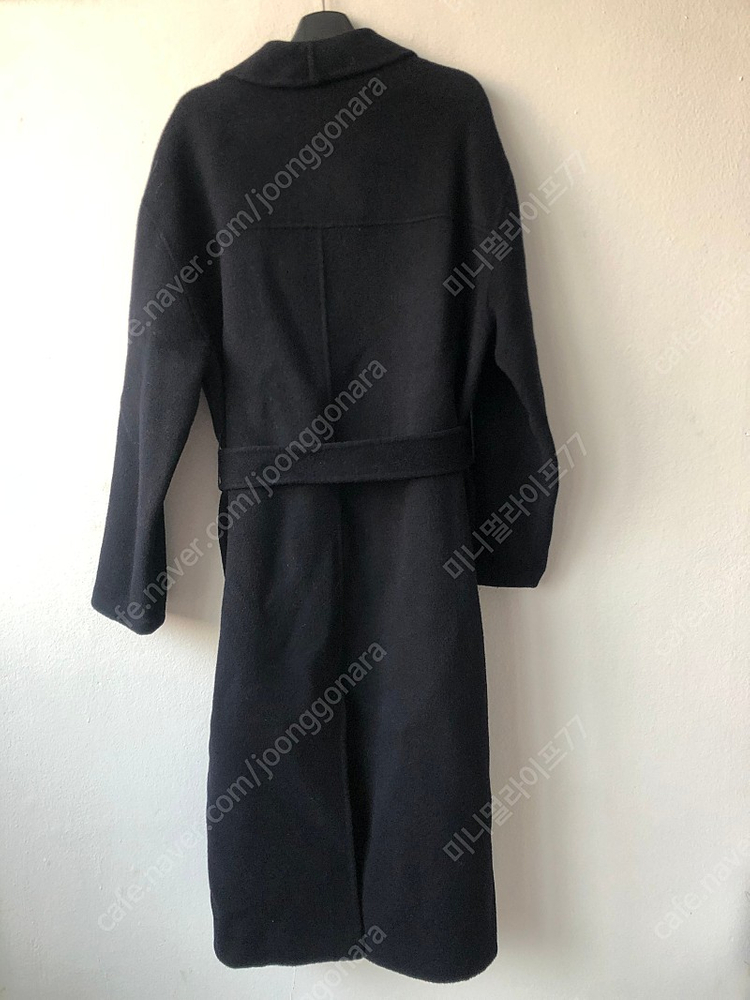 Sleek 슬릭 고퀄 울90% 핸드메이드 숄카라 롱코트 결혼식 하객룩 10만원 이미지