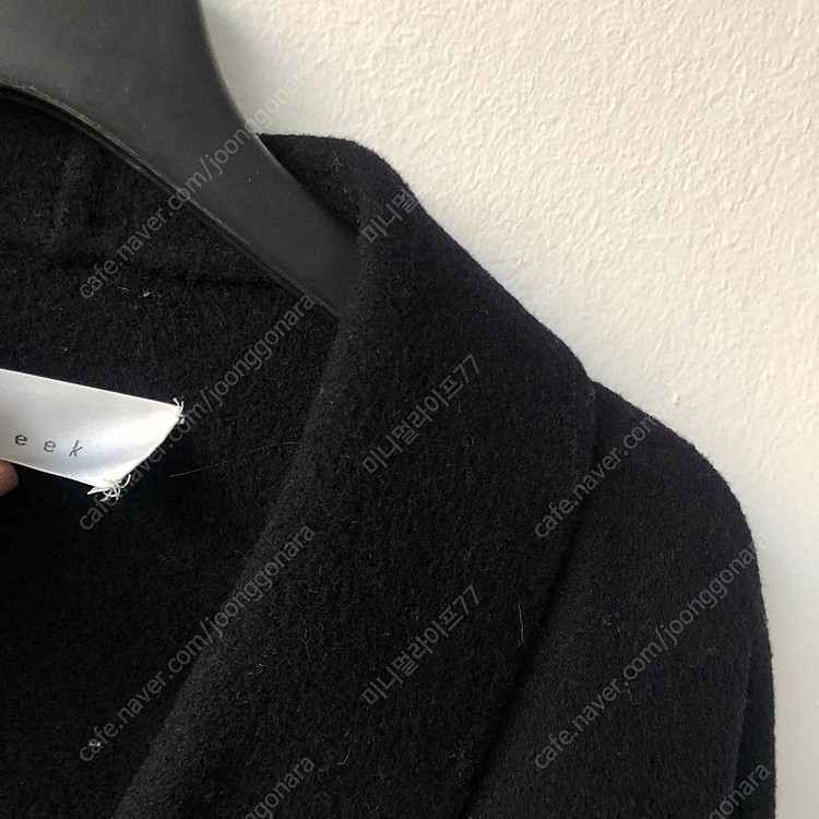 Sleek 슬릭 고퀄 울90% 핸드메이드 숄카라 롱코트 결혼식 하객룩 10만원 이미지