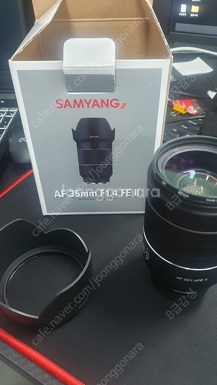 삼양렌즈 소니용 풀프레임 35.4 fe II 팝니다.--4