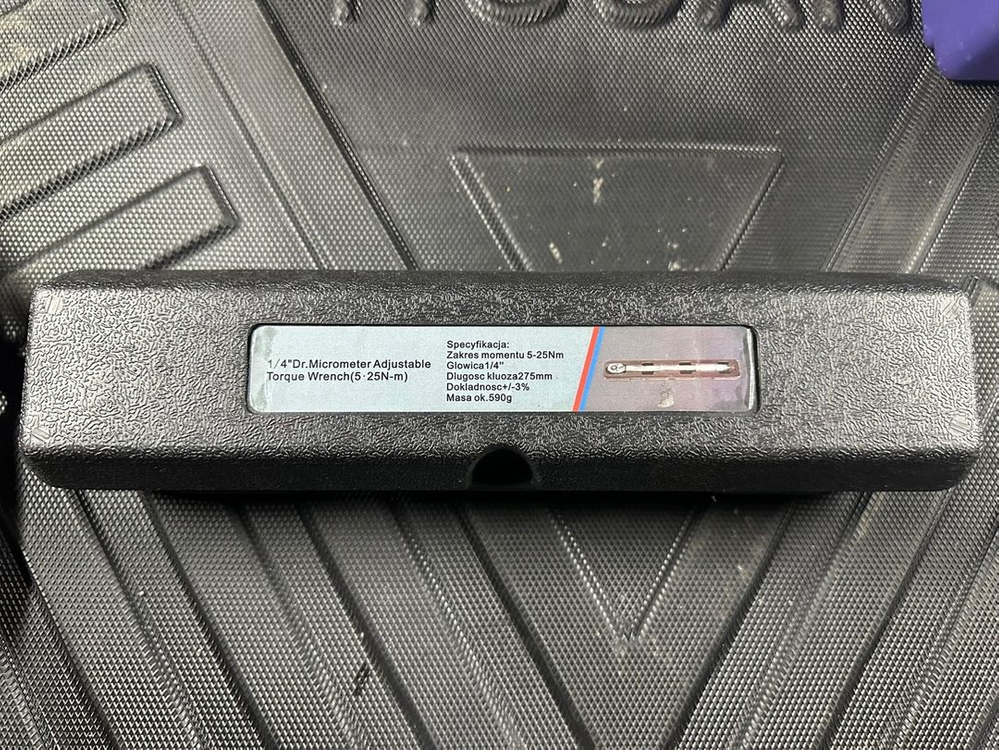 tuochi 토크렌치 세트 1/4", 5-25Nm (사진/설명 참조) 이미지