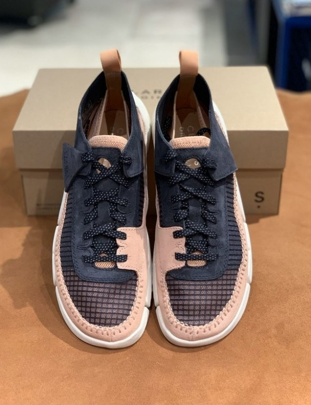 클락스 트리제닉 남성 스니커즈 네이비 UK 8(운동화기준 275)새제품-택포가격 이미지