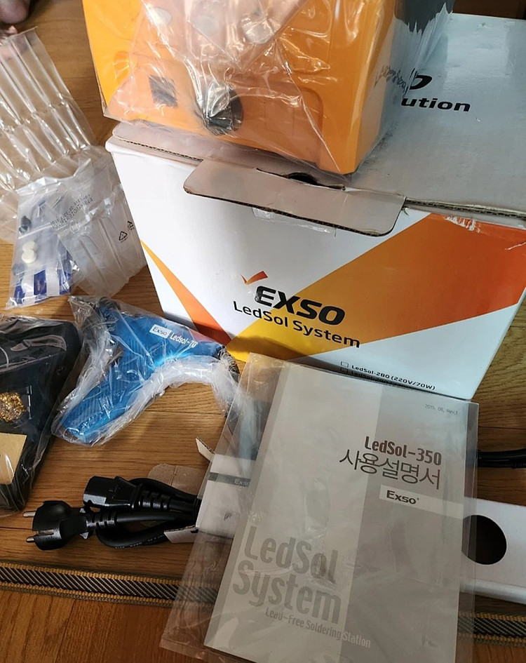 EXSO 엑소 납땜, 인두기, 납 제거장비 LED Sol-350 이미지